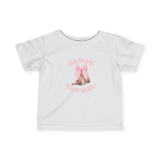 Howdy Cowgirl! - Infant Fine Jersey Tee