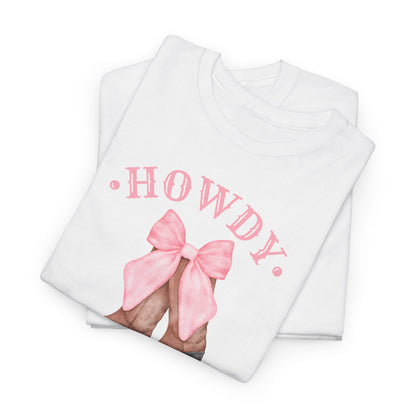 Howdy Cowgirl! Adults Unisex Heavy Cotton Tee